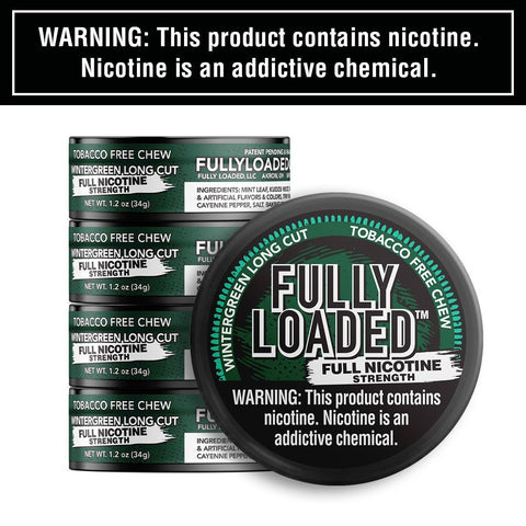 Wintergreen Chew - "Fully Loaded" - Full Nicotine Strength