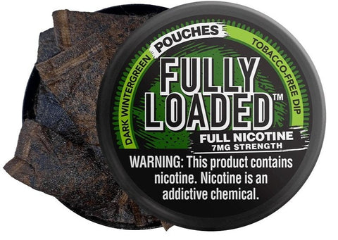 Dark Wintergreen Pouches - "Fully Loaded" - Full Nicotine Strength